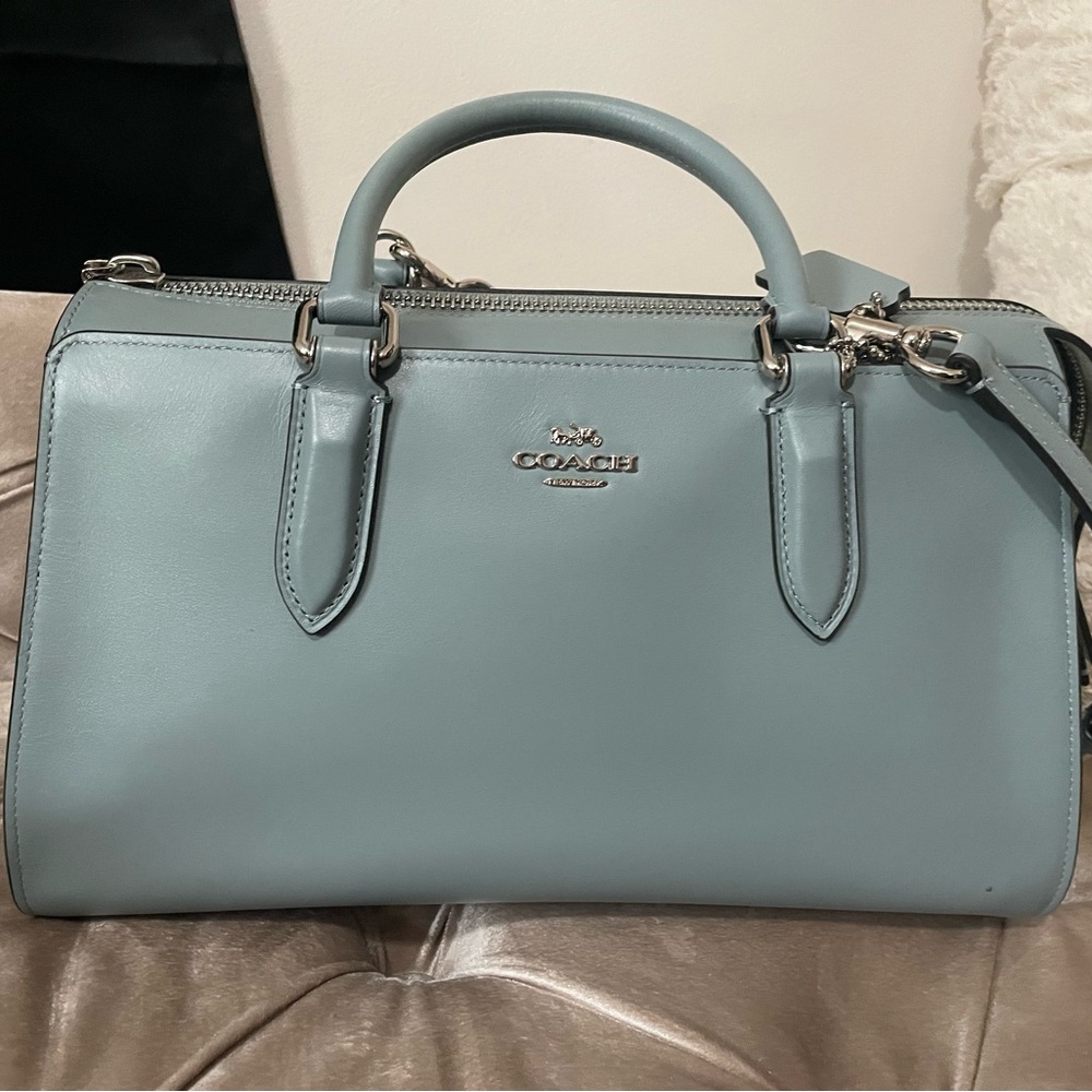 Brand new leather Coach purse with tags, originally $395.00